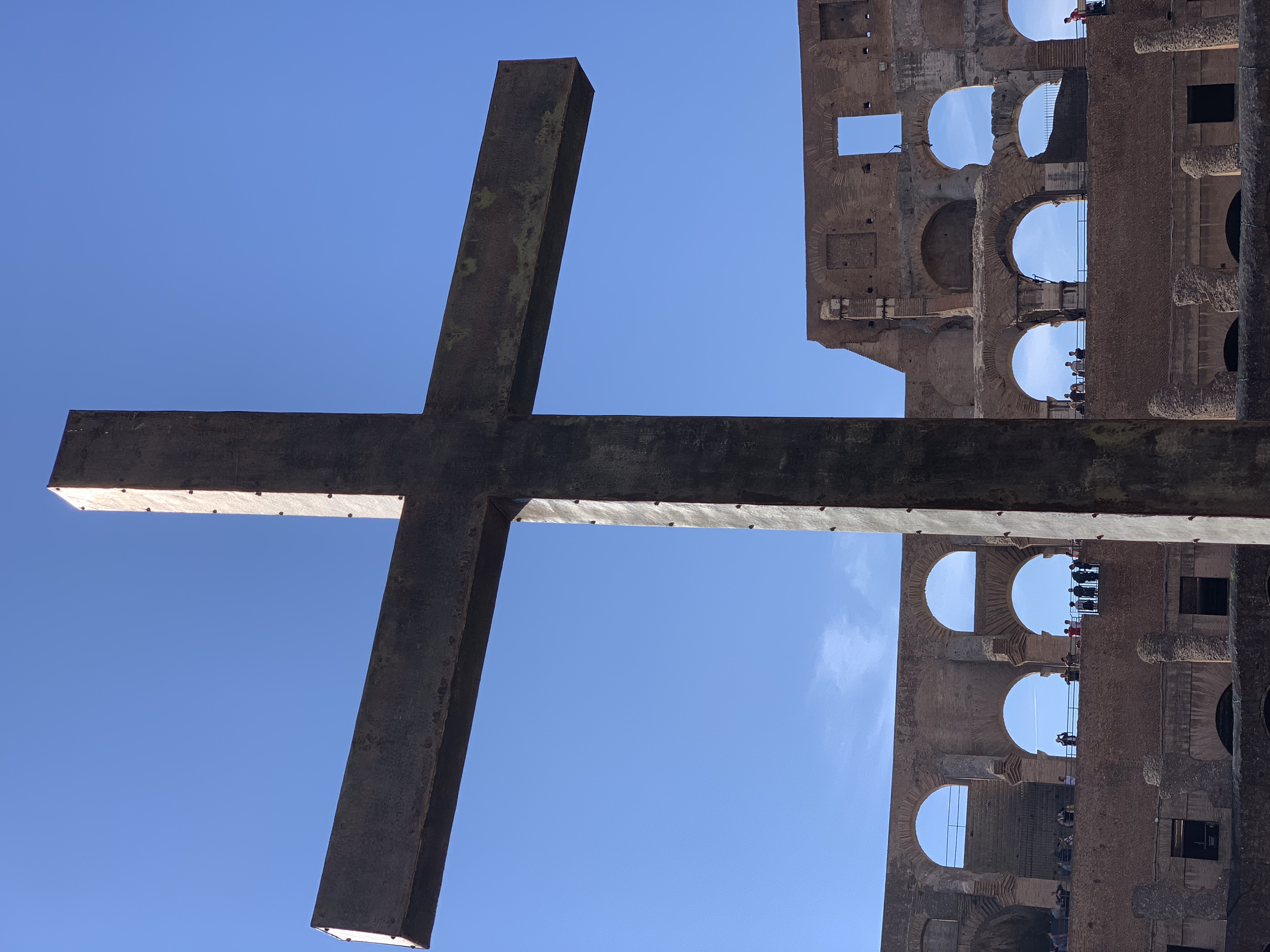 Cross at the Colosseo